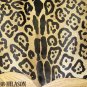 LEOPARD PRINT HAIR ON LEATHER COWHIDE RUG 37 sqft 001