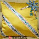 New Decorative Laced Cushion Pillow Cover Set of Two