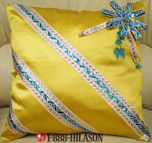 New Decorative Laced Cushion Pillow Cover Set of Two