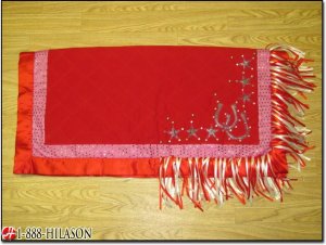 Western Show Barrel Racing Rodeo Saddle Blanket Pad 040