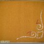 WESTERN SADDLE BLANKET PAD WOOL BLING SHOW RODEO YELLOW