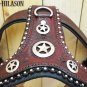 Dark Brown Leather Dog Padded Harness With Leash - LRG