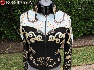 2526 Hilason Horsemanship Showmanship Jacket Shirt - L