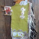 706 Bull Riding Pro Rodeo Western Bronc Leather Chaps