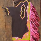 747 Bull Riding Soft Smooth Leather Rodeo Western Chaps