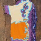 730 Bull Riding Soft Smooth Leather Rodeo Western Chaps