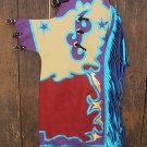 719 Bull Riding Soft Smooth Leather Rodeo Western Chaps