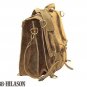 Rustic Vintage Leather Briefcase Backpack Laptop Bag- M