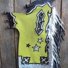 Bull Riding Soft Smooth Leather Rodeo Western Chaps 760