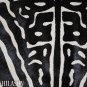 ZEBRA PRINT HAIR ON LEATHER BRAZILIAN COWHIDE RUG 509