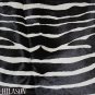 ZEBRA PRINT HAIR ON LEATHER BRAZILIAN COWHIDE RUG 513