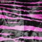 ZEBRA PRINT HAIR ON LEATHER BRAZILIAN COWHIDE RUG 523