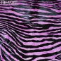 ZEBRA PRINT HAIR ON LEATHER BRAZILIAN COWHIDE RUG 524