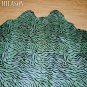 BABY ZEBRA PRINT HAIR ON LEATHER BRAZILIAN COWHIDE RUG