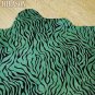 BABY ZEBRA PRINT HAIR ON LEATHER BRAZILIAN COWHIDE RUG