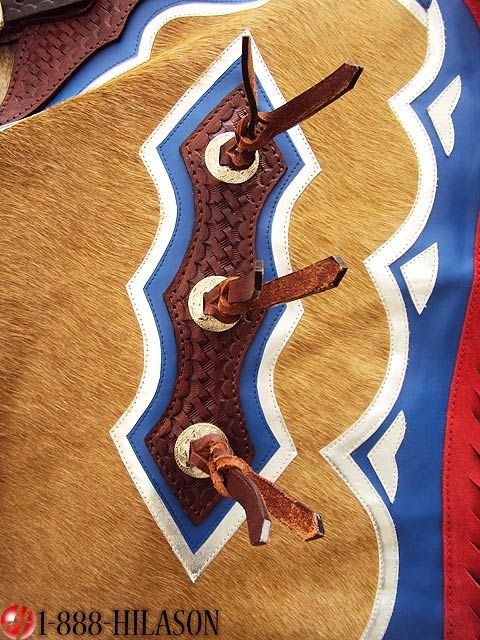 BULL RIDING NATURAL HAIR ON LEATHER RODEO CHAPS 661
