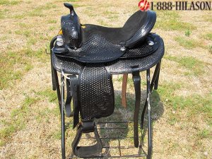 TO510BK Hilason Treeless Western Barrel Trail Saddle 16