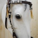 327 Western Horse Bitless Bridle Headstall Bosal Reins