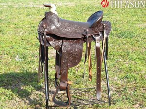 OS170 Western Wade Roping Ranch Cowboy Trail Saddle 17