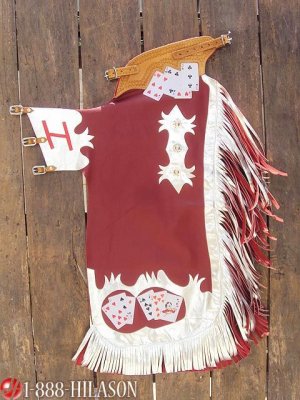 BullRiding Pro Rodeo Western Bronc Leather Chaps PBR772