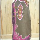 631 Bull Riding Soft Smooth Leather Rodeo Western Chaps