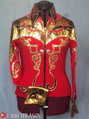 2587 Hilason Horsemanship Showmanship Jacket Shirt - L