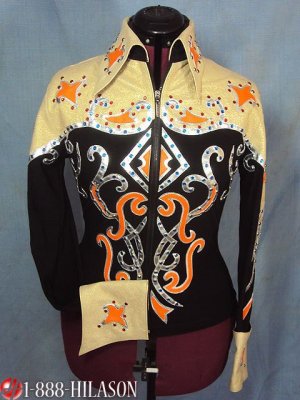 2570 Hilason Horsemanship Showmanship Jacket Shirt - XS