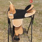 AW110 Hilason Treeless Western Trail Barrel Saddle 16
