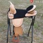 AW108 Hilason Treeless Western Trail Barrel Saddle 16