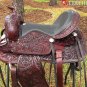 TO508M Hilason Treeless Western Barrel Trail Saddle 16