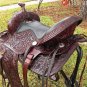 TO508M Hilason Treeless Western Barrel Trail Saddle 16