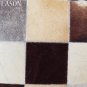 PL231 Cowhide Leather Hair-On PatchWork Cushion Pillow Cover