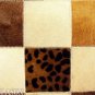 PL230 Cowhide Leather Hair-On PatchWork Cushion Pillow Cover