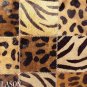 PL225 Cowhide Leather Hair-On PatchWork Cushion Pillow Cover