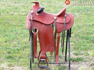 OS168 Western Wade Roping Ranch Cowboy Trail Saddle 17