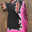 795 Bull Riding Smooth Leather Rodeo Western Chaps