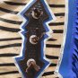 793 BULL RIDING ZEBRA HAIR ON LEATHER RODEO CHAPS