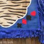 793 BULL RIDING ZEBRA HAIR ON LEATHER RODEO CHAPS