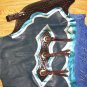 417 Bull Riding Soft Smooth Leather Rodeo Western Chaps