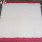 DP294 HILASON WESTERN NEW ZEALND WOOL SADDLE PAD BLANKET ZEBRA HAIR ON LEATHER