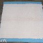 DP934 HILASON WESTERN NEW ZEALND WOOL SADDLE PAD BLANKET ZEBRA HAIR ON LEATHER