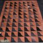 HR324 CROCODILE PATCHWORK RUG COWHIDE COW HIDE CARPET