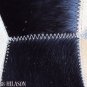 652 COWHIDE HAIR-ON LEATHER PATCHWORK RUG 48IN DIA