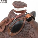 BH001 HILASON BIG KING WESTERN WADE RANCH ROPING SADDLE 17