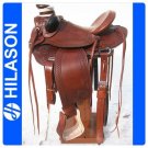 BH007 HILASON BIG KING WESTERN WADE RANCH ROPING SADDLE 16
