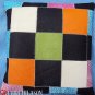 PL338 Smooth Leather PatchWork Cushion Pillow Cover