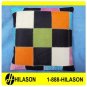 PL338 Smooth Leather PatchWork Cushion Pillow Cover