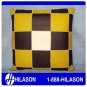 PL343 Smooth Leather PatchWork Cushion Pillow Cover