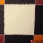 PL346 Smooth Leather PatchWork Cushion Pillow Cover