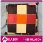 PL353 Smooth Leather PatchWork Cushion Pillow Cover